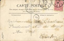 VINTAGE POSTCARD Lille the Monument Pasteur Children