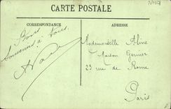 VINTAGE POSTCARD Lille the Vauban Garden the cave