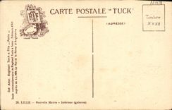 Galerías interiores del ayuntamiento de las noticias de Lille de la POSTAL de la VENDIMIA