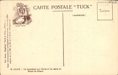 VINTAGE POSTCARD Lille Monument of died and remainders of the palate of Ribour