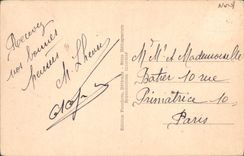 VINTAGE POSTCARD Lille Vauban Garden Seen from of the Interior of the Cave