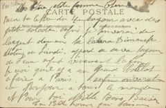 CPA Une pensee d'Arras Hirondelle