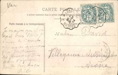 CPA Toulon Le Carre du Port et le Genie Maritime Bateaux