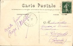 CPA Toulon Place de la Liberte Monument de la federation