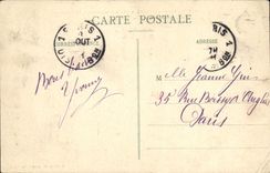 VINTAGE POSTCARD Valves Seen from of the Town hall Towards Garenne and the Walls