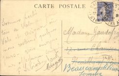 VINTAGE POSTCARD Vala les Bains View