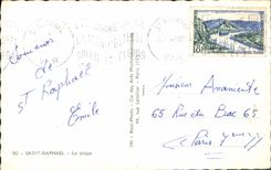 CPA Saint Raphael La Plage