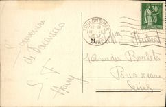 VINTAGE POSTCARD Toulon Quays