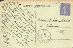 VINTAGE POSTCARD Toulon has Magaud on the Strike