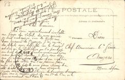 VINTAGE POSTCARD Toulon Large Hotel