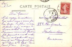 VINTAGE POSTCARD Toulon Aliee of the Palm trees Places Freedom