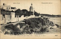 VINTAGE POSTCARD Toulon Mourilion Points Miter