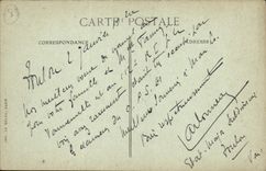 VINTAGE POSTCARD Toulon Mourilion Points Miter