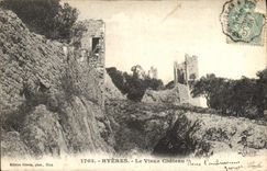 POSTAL Hyeres de la VENDIMIA el castillo viejo