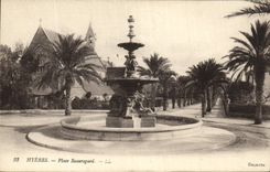 La POSTAL Hyeres de la VENDIMIA coloca Beauregard