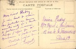 Caminos de los alrededores de Hyeres Giens de la POSTAL de la VENDIMIA de la etiqueta