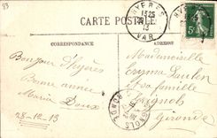 CPA Hyeres Vue Generale Prise de la Gare