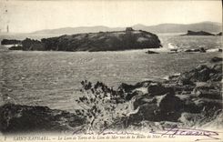 VINTAGE POSTCARD Holy Raphael the Ground Lion and the Sea lion Seen of the Road of Nice