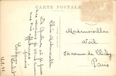 VINTAGE POSTCARD Peninsula of Quiberon the Port of Pontivy In strong Penthievre