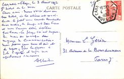 VINTAGE POSTCARD Carnac Alignments of Menec