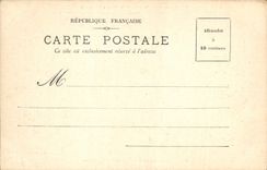 Edificios históricos de la POSTAL de la VENDIMIA de la iglesia de Francia Fontgombault de la abadía del Apse