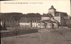CPA Petit Seminaire De Fontgombaud Le Potager Et l'Abbaye