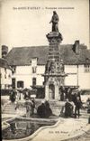 VINTAGE POSTCARD co. Anne d' Auray Miraculous Fountain