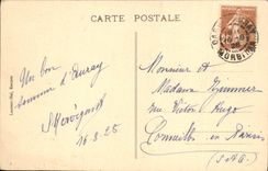 VINTAGE POSTCARD co. Anne d' Auray the Fountain folklore