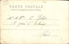 POSTAL Chatillon de la VENDIMIA el puente de la elevación