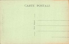 POSTAL Small Seminar De Fontgomaud Gate de la VENDIMIA de la iglesia de la abadía