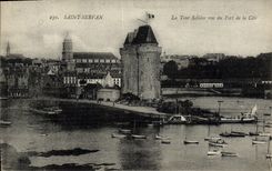 CPA Saint Servan La Tour Solidor Vue Du Fort De La Cite