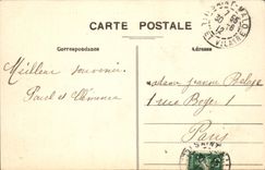 VINTAGE POSTCARD Emerald Dimension Parame Top of Rochebonne a day of storm