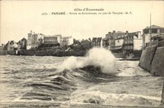 CPA Cote d'Emeraude Parame Pointe De Rochebonne Un Jour De Tempete