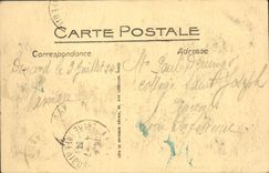 VINTAGE POSTCARD Dinard the Beach Of the Lock One Day Of Storm