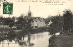 CPA Environs De Rennes Cesson La Vilaine Et l'Entree Du Bourg