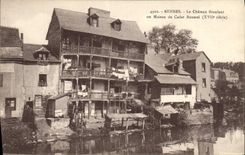 VINTAGE POSTCARD Rennes the Castle Shaking House Of Roussel Junior