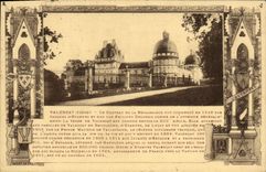 POSTAL Valencay de la VENDIMIA el castillo de Renacimiento