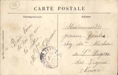 VINTAGE POSTCARD Park Of Saint Cloud Terrace Of Trocadero an Alley Of the Garden reserve