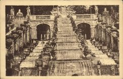 VINTAGE POSTCARD Holy Cloud the Partic Park Higher Of the Large Cascade