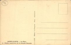 VINTAGE POSTCARD Holy Cloud the Partic Park Higher Of the Large Cascade