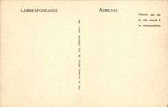 VINTAGE POSTCARD Abbey Of Denis Saint Tombeoux Nave Of Left