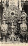 VINTAGE POSTCARD Abbey Of Saint Denis Treasure Monstrance and vases of Separate