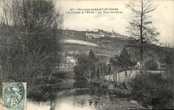 CPA Environs De Saint Etienne Le Furens A l'Etrat La Tour en Jarez