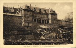 VINTAGE POSTCARD Holy Etienne Art school