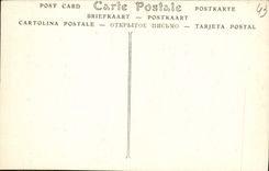 Casa de Puy de la POSTAL de la VENDIMIA de la calle Chamarlenc Mascaron de los cornudos que adorna el ataque frontal