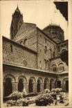 VINTAGE POSTCARD Soft France Puy Court and gallery of the cloister