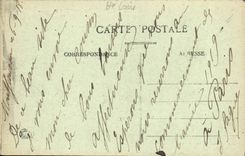 VINTAGE POSTCARD Montfaucon In Velay Station Of Cures of air edges of the wood of Fay Sheep