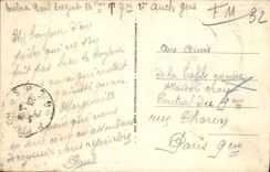 POSTAL Auch de la VENDIMIA el mercado con los granos