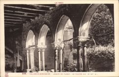 VINTAGE POSTCARD Valence On Kisses Abbey De Plaran the Cloister