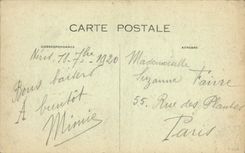 VINTAGE POSTCARD Neris Les Bains Tomb De Coutine Knight of Malta